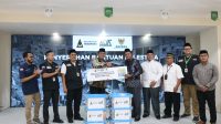 Penyerahan bantuan kemanusiaan dari pihak LSPT kepada Baznas RI, Rabu, (7/2). Penyerahan bantuan kemanusiaan dari pihak LSPT kepada Baznas RI, Rabu, (7/2).